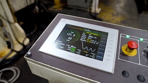 The user-friendly HMI of SEYI's servo press. The user-friendly HMI of SEYI's servo press.